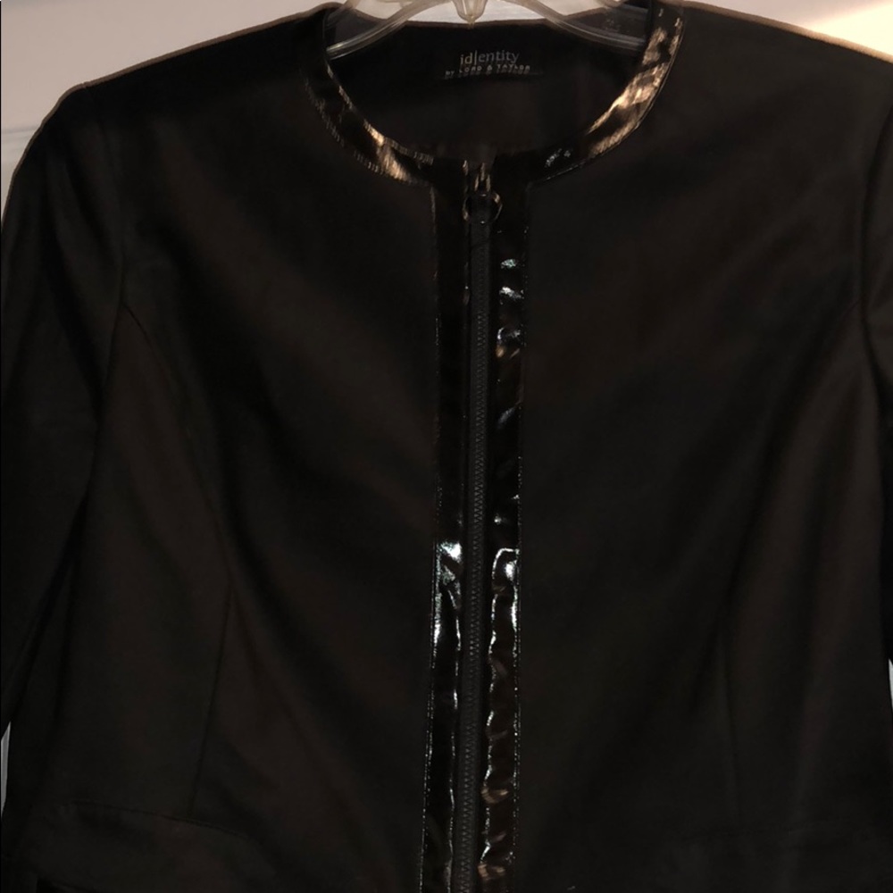 IDENTITY Black Jacket Size 16.  BNWT.